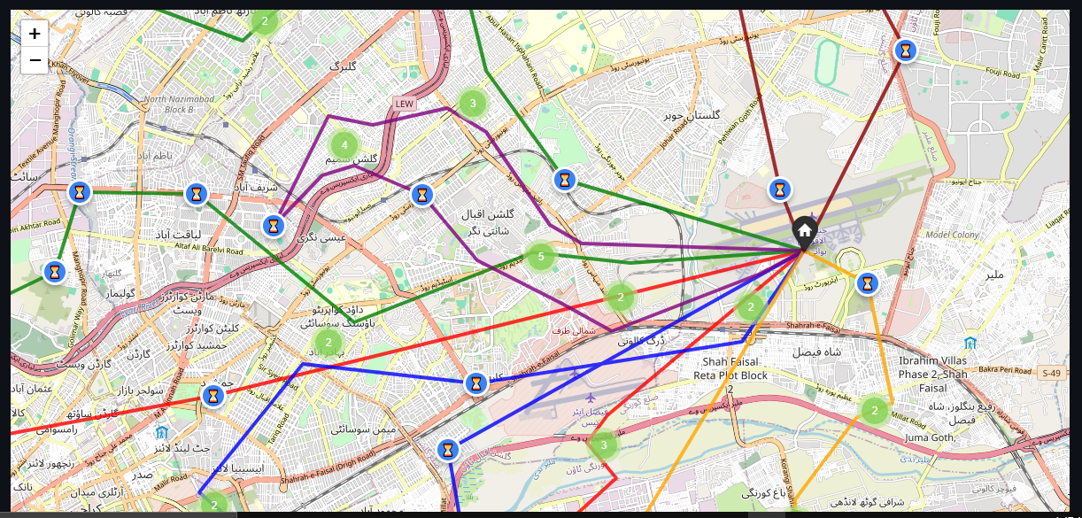 Mathematical Route Optimization