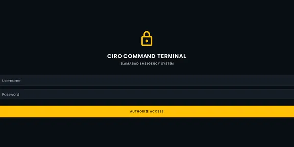 CIRO (Crisis Intelligence Platform)